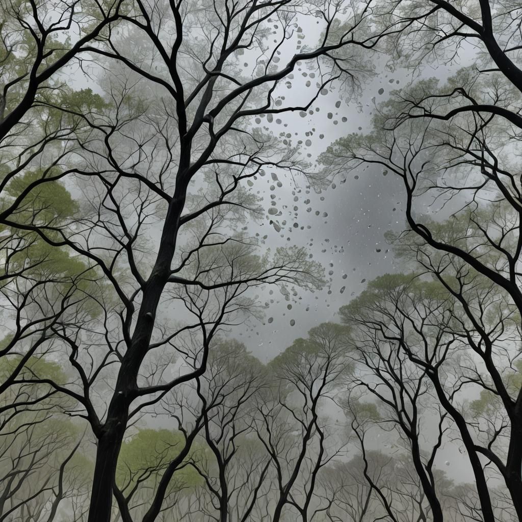 Hailstorm Over Central Park: 3D Digital Photography