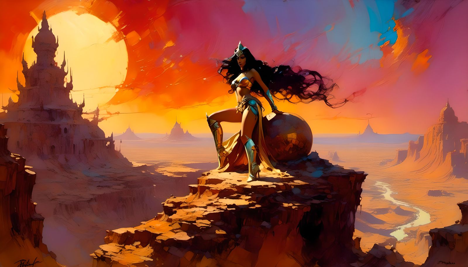 The Women of Frazetta - The Incomparable Dejah Thoris