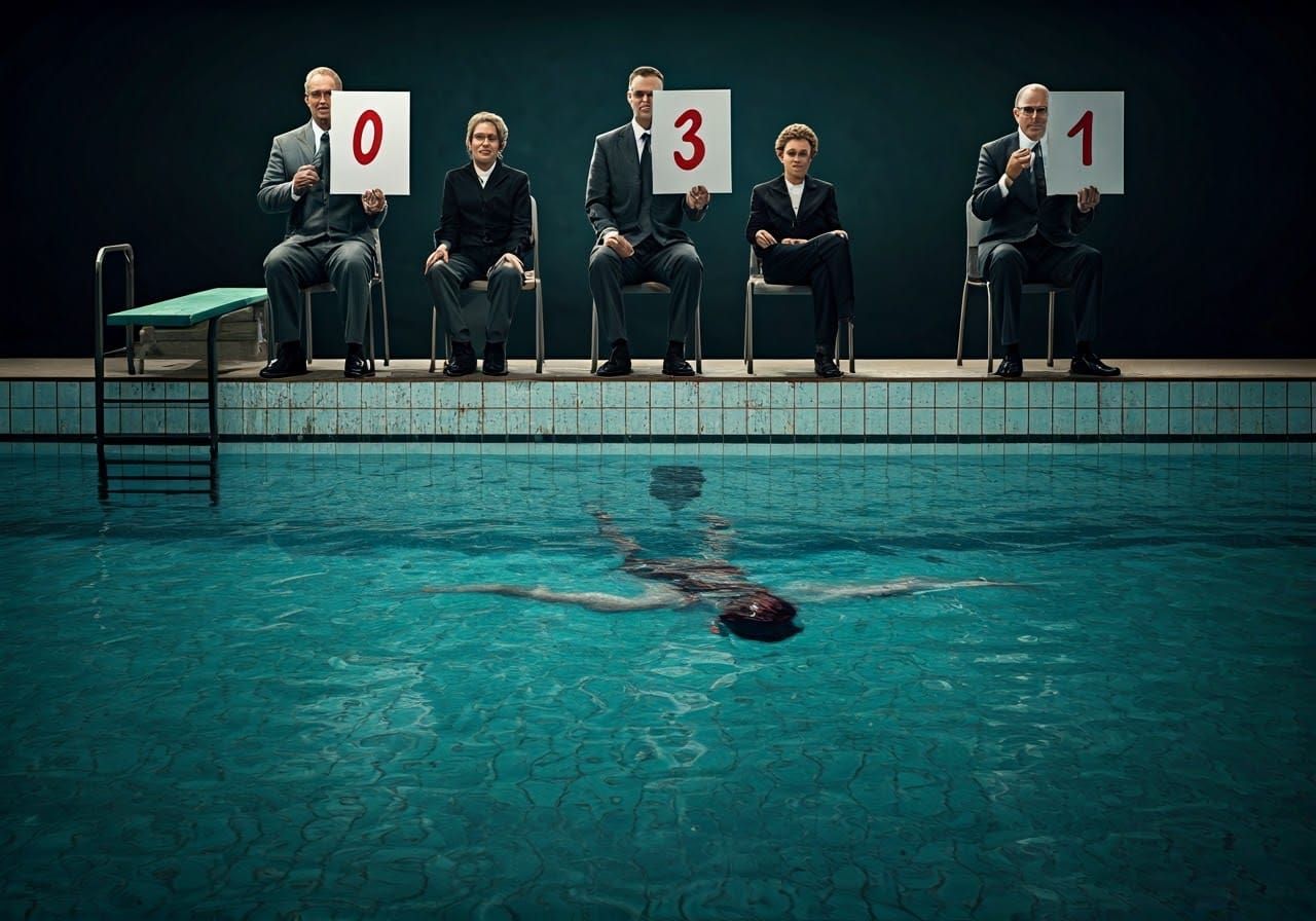 Disqualified: Olympic Poolset in Photorealistic Style