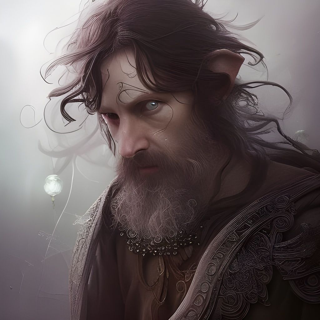 Majestic Lord of the Rings Character Portrait