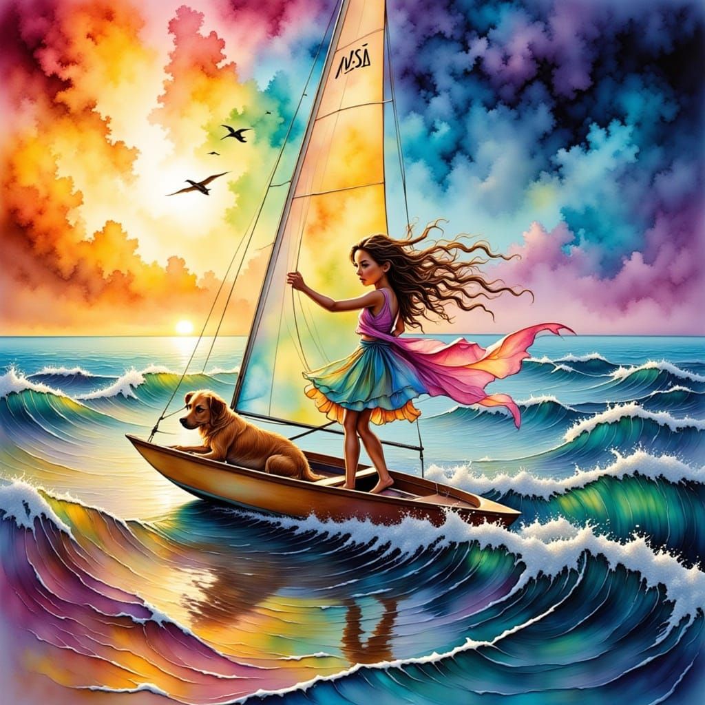 Vibrant Morning Catamaran Adventure