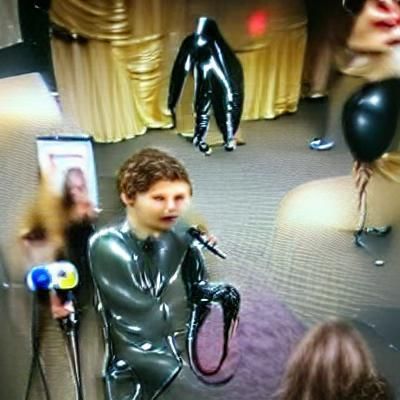 Person in Gimp Suit - AI Generated Image
