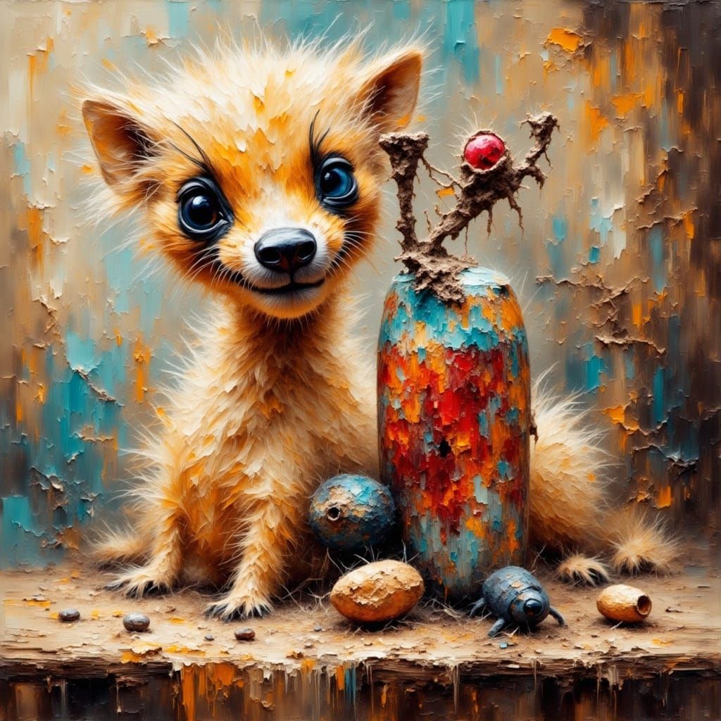 Smokey Grunge Style AI Image