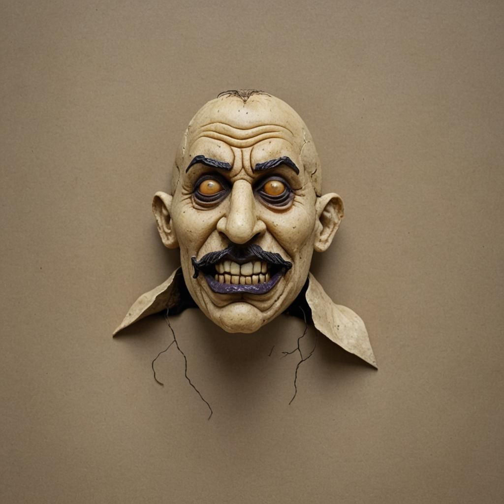 Potato Dracula: A Humorous Portrait Sculpture