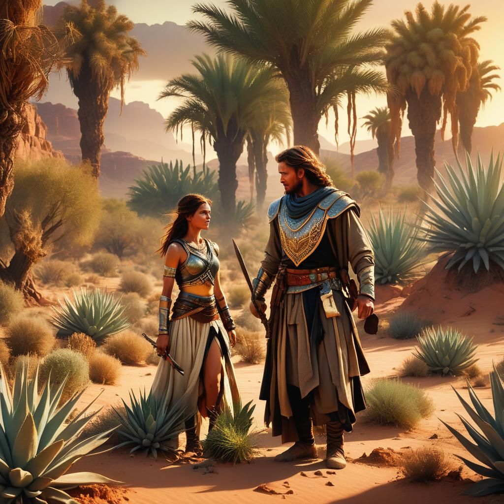 A Regal Jewish Warrior in a Desert Paradise
