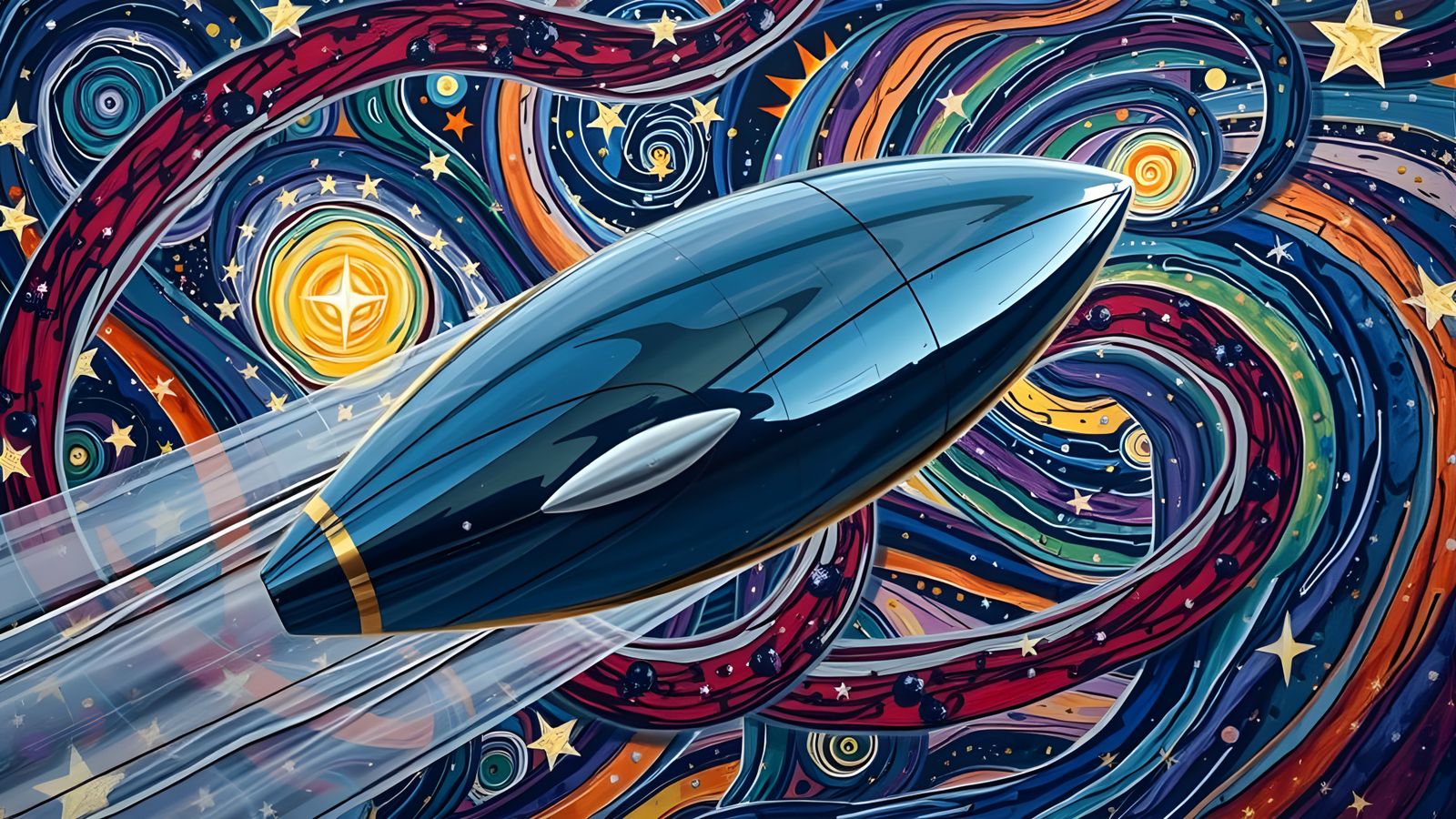 Prolate Cylinder Races Through Kandinsky Stars in Cosmos