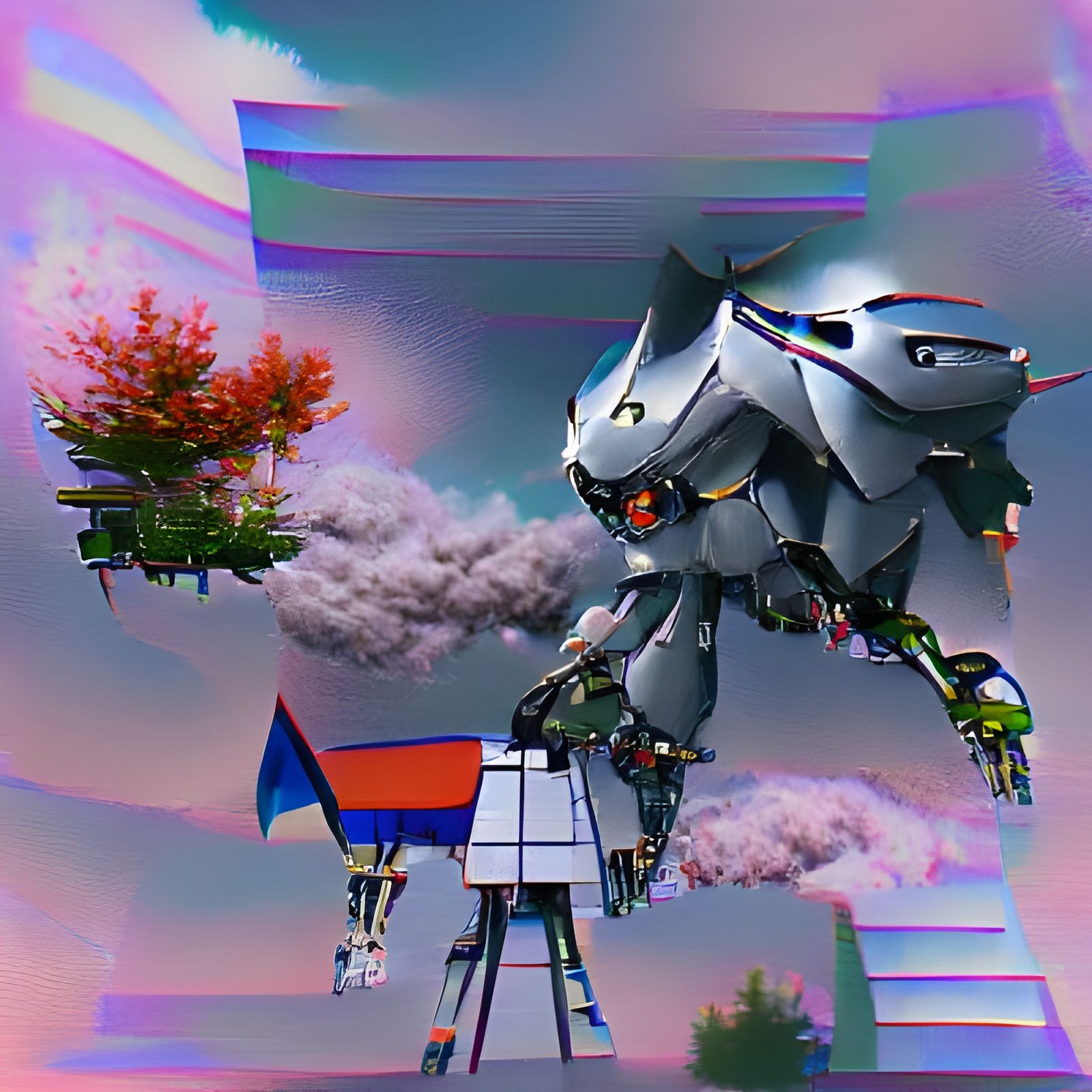AI Generated Mecha Interpretation