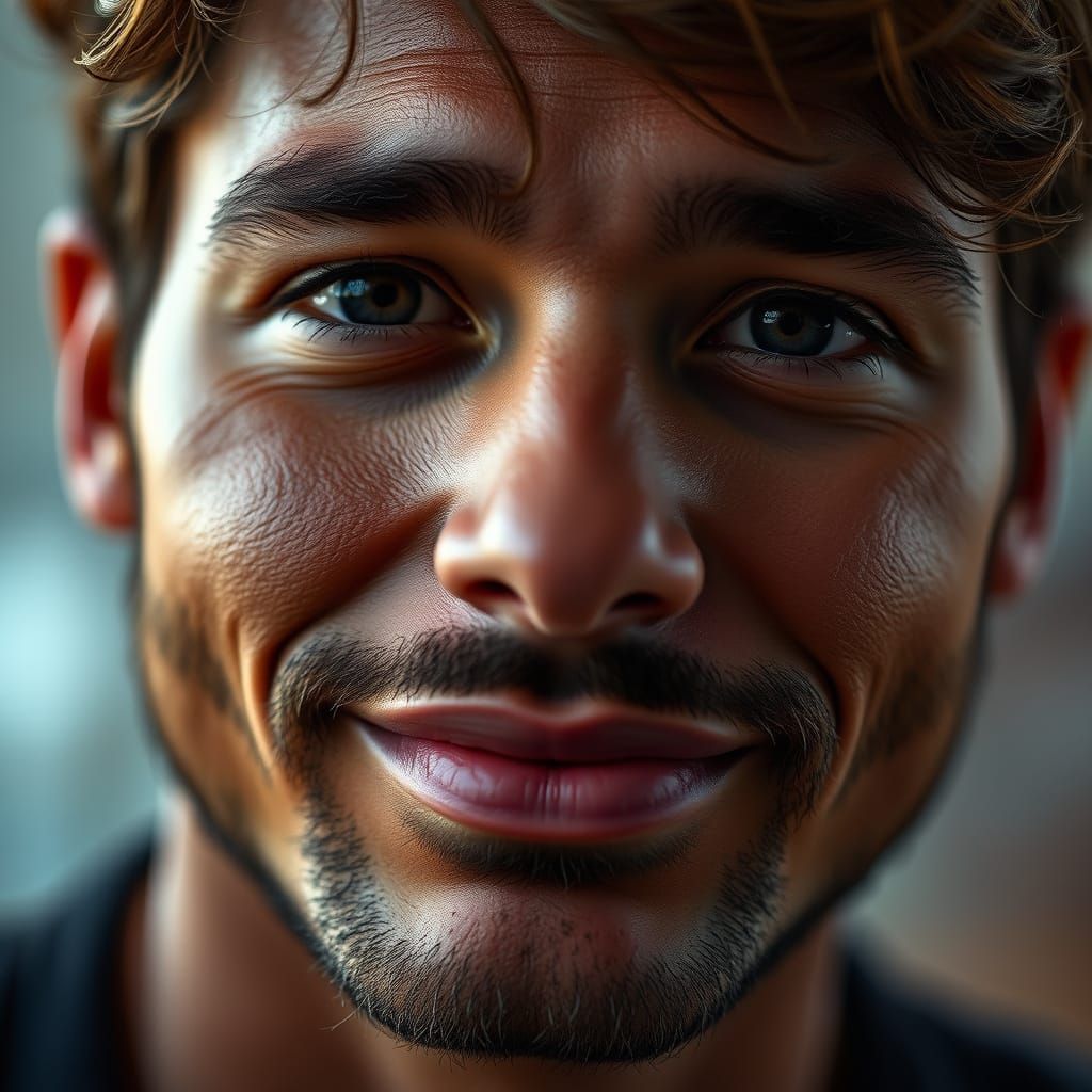 Striking Portrait of a Wonderful Man in Natural Light