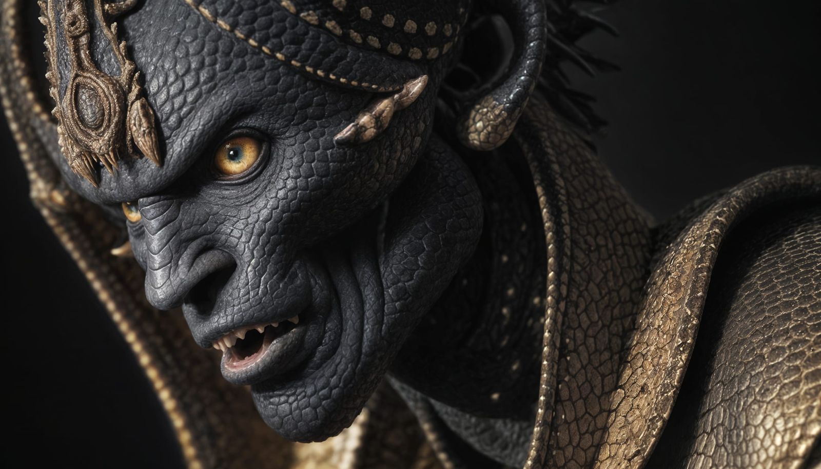 Desert Djinn Cobra in Photorealistic Style