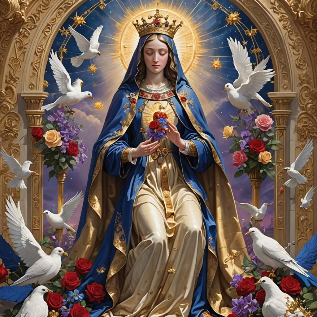 Our Lady of Sorrows at Heaven's Golden Gates