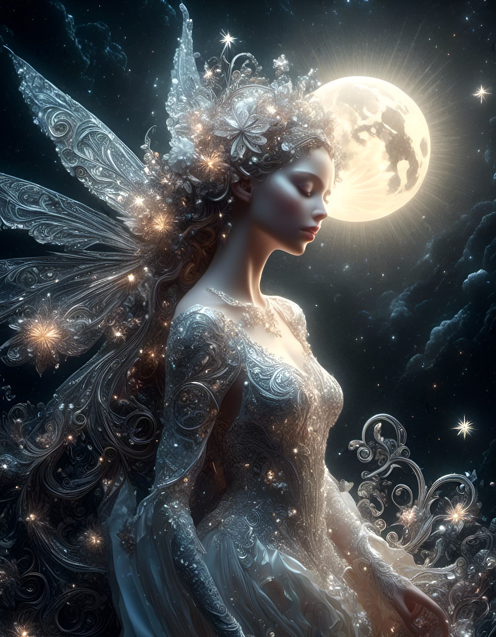 A moonlight fairy
