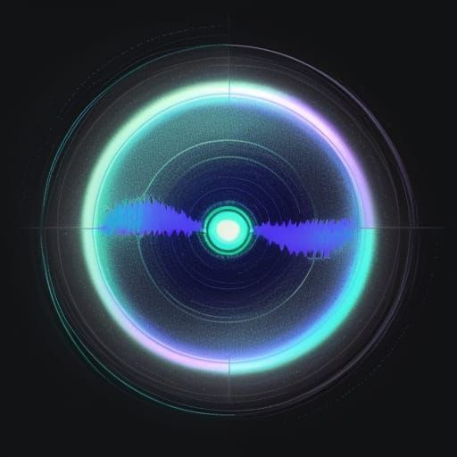 Vibrant Gradient Art in Dynamic Movement Style