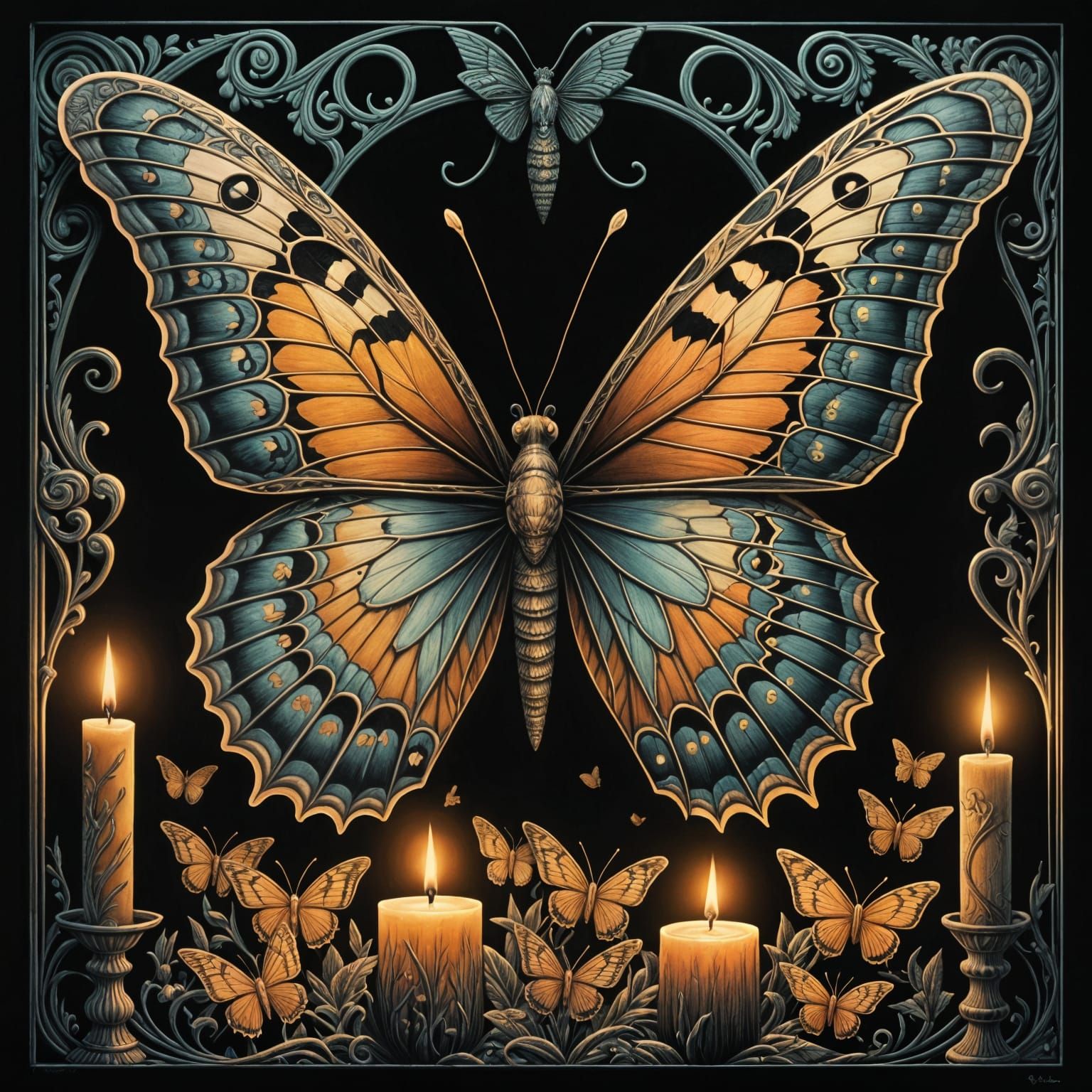 Butterfly by Candlelight 