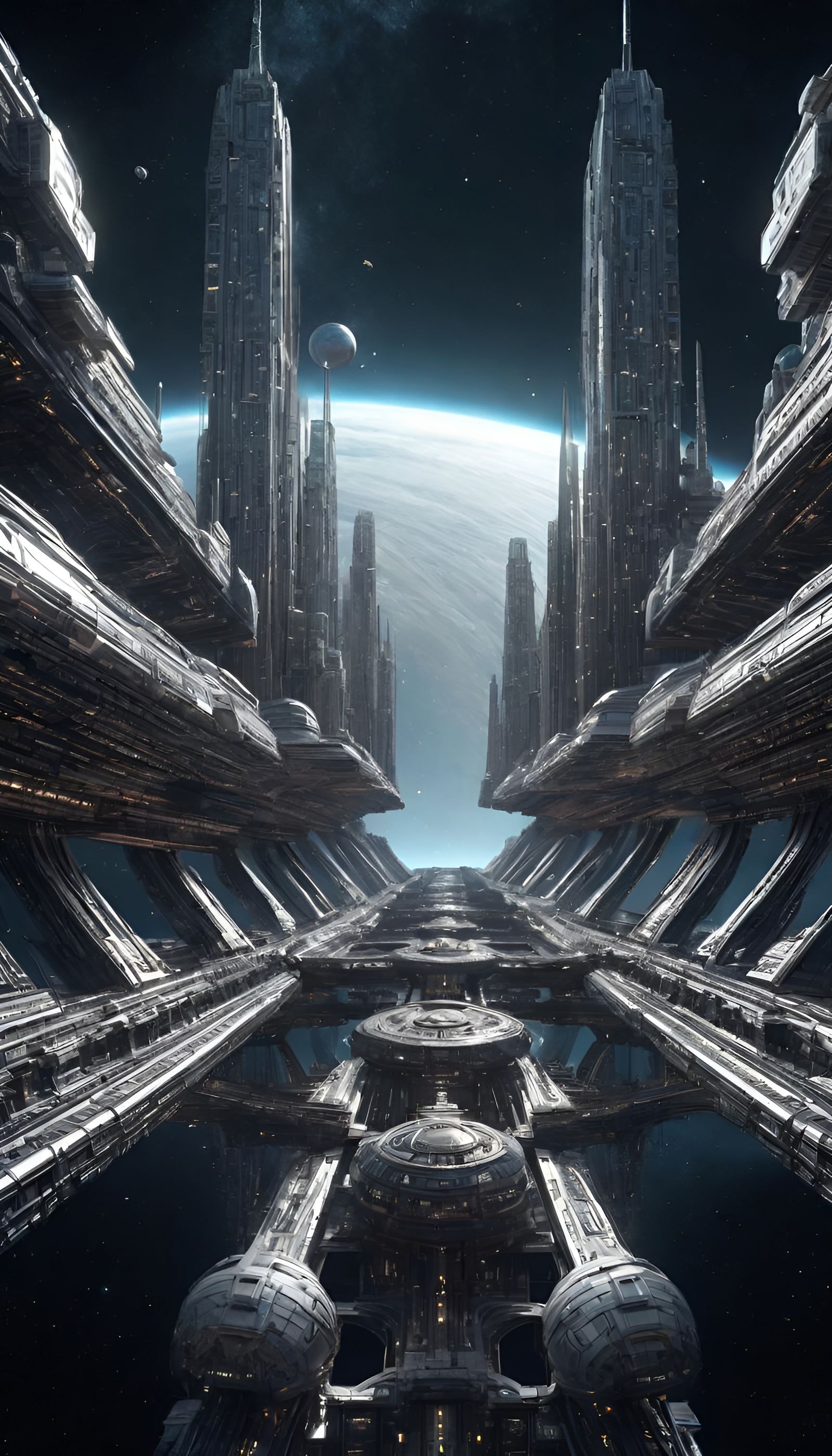 Type II Interstellar Civilization with Megastructures