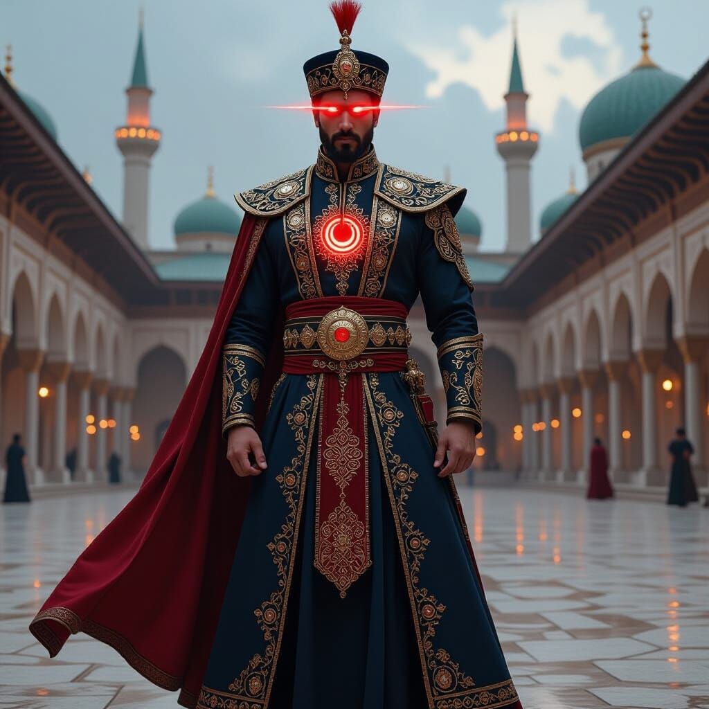 Ottoman Warrior Cyclops with Red Optic Beams