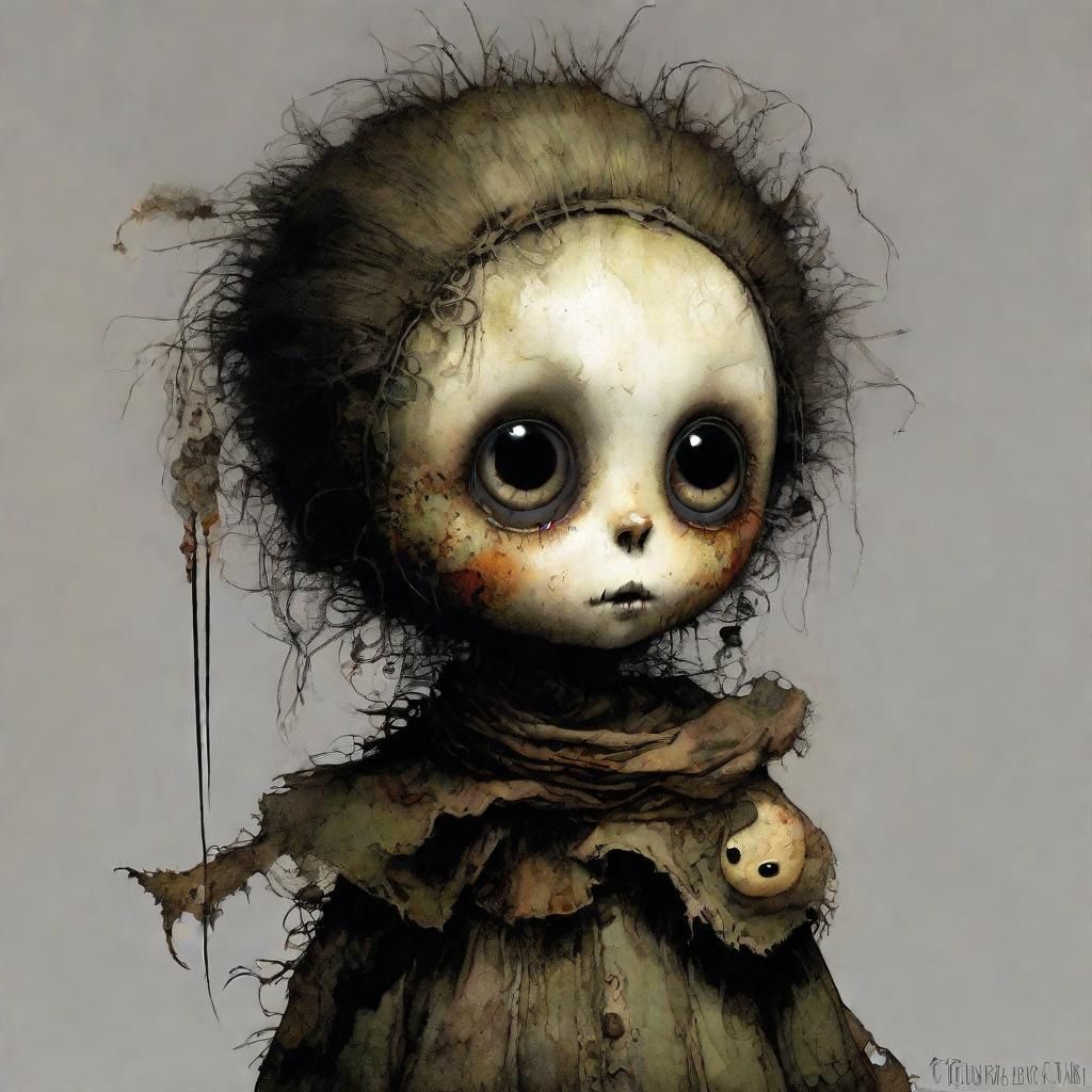 Portrait of a street urchin