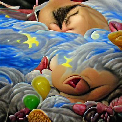 Detailed Painting of Sweet Dreams