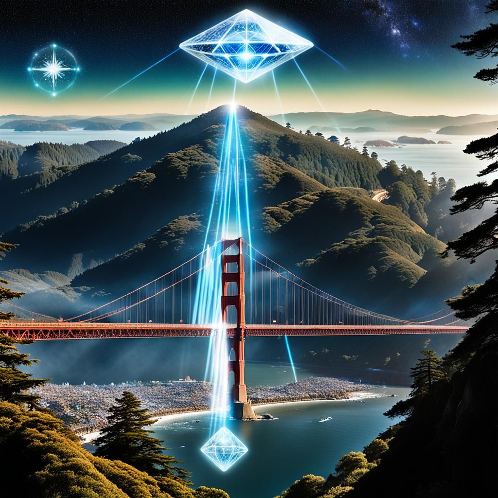 Pleiadian Mothership Over San Francisco: Galactic Federation
