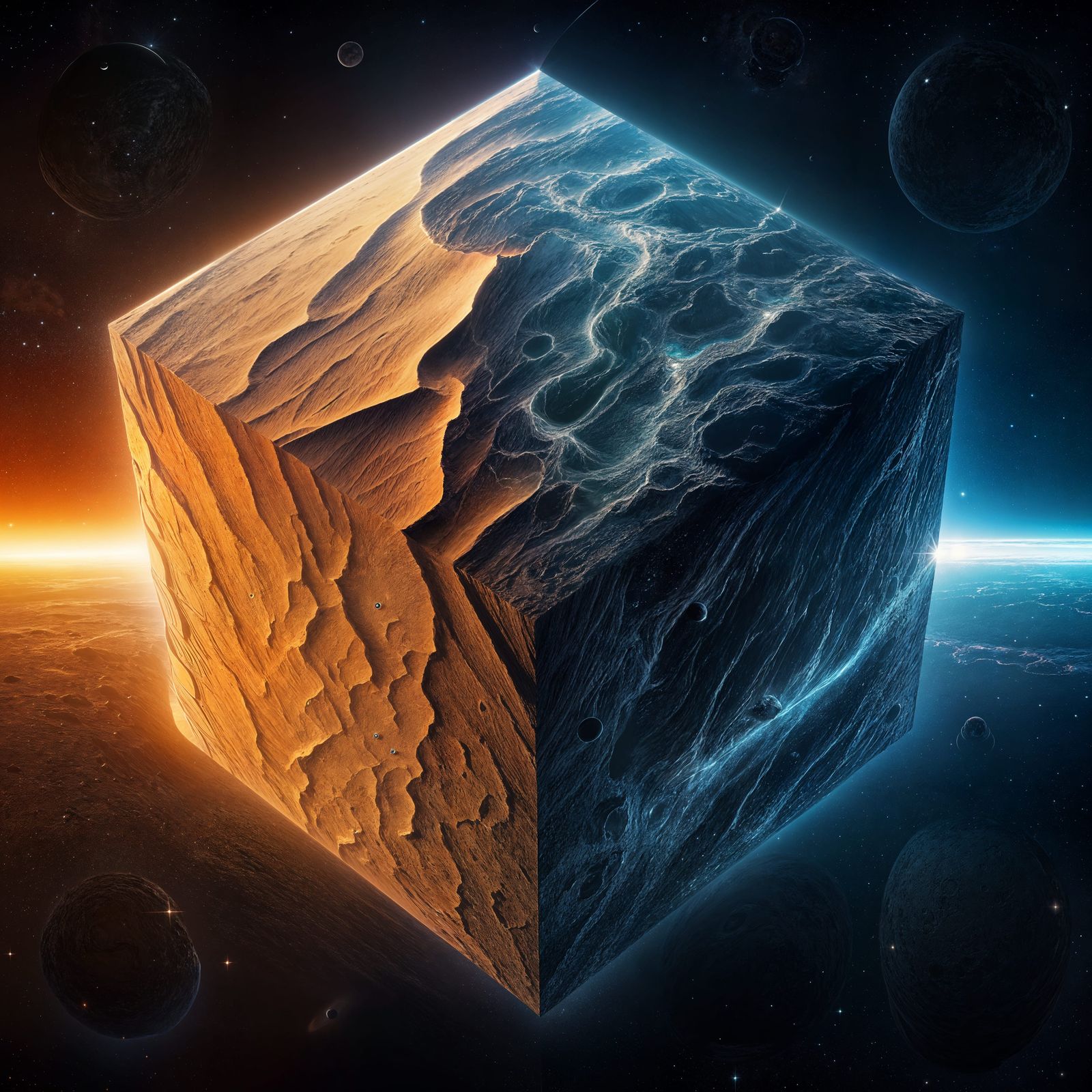 Cube-Shaped Planet in Mid-Orbit, Desert Storms Collide with...