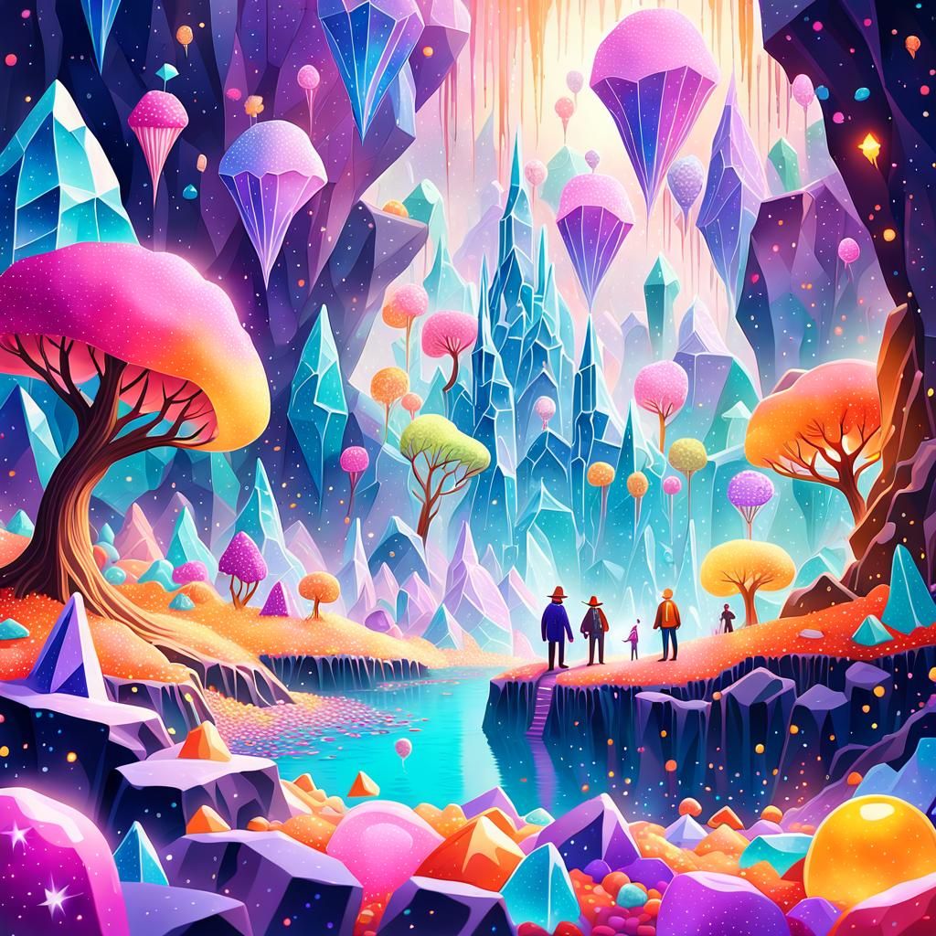 Candy Miners in Sugar Crystal Cavern