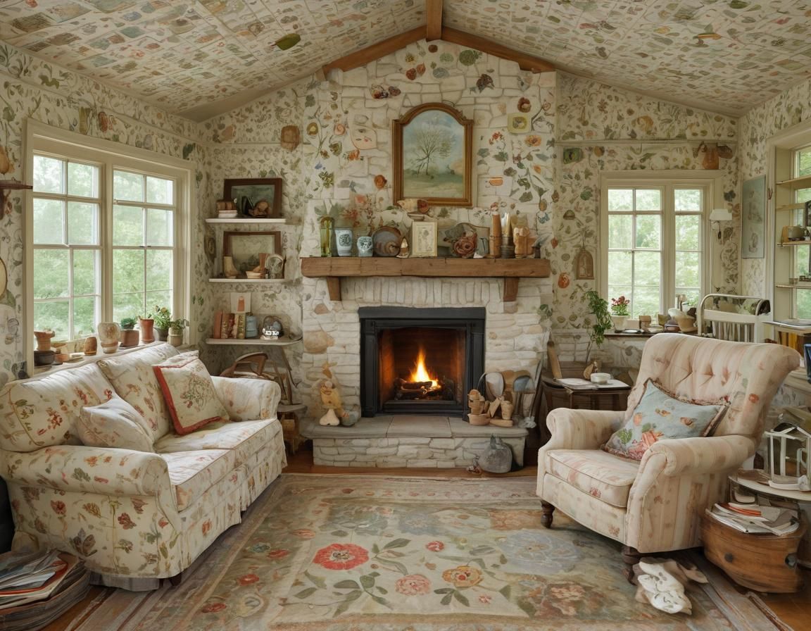 Whimsical Home in Earthy Color Palette