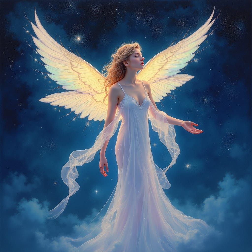 Celestial Being in Angelic Style