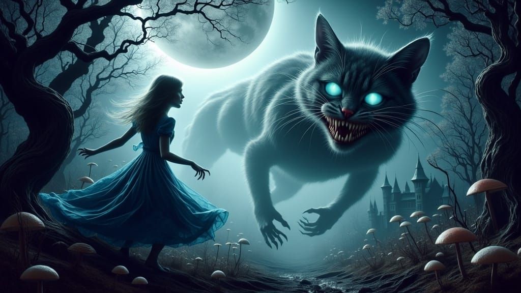 Gothic Wonderland: Haunting Alice in a Twisted, Surreal Land...