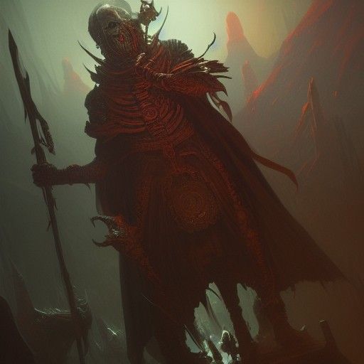 Lich Dark Fantasy Concept Art in Deep Color