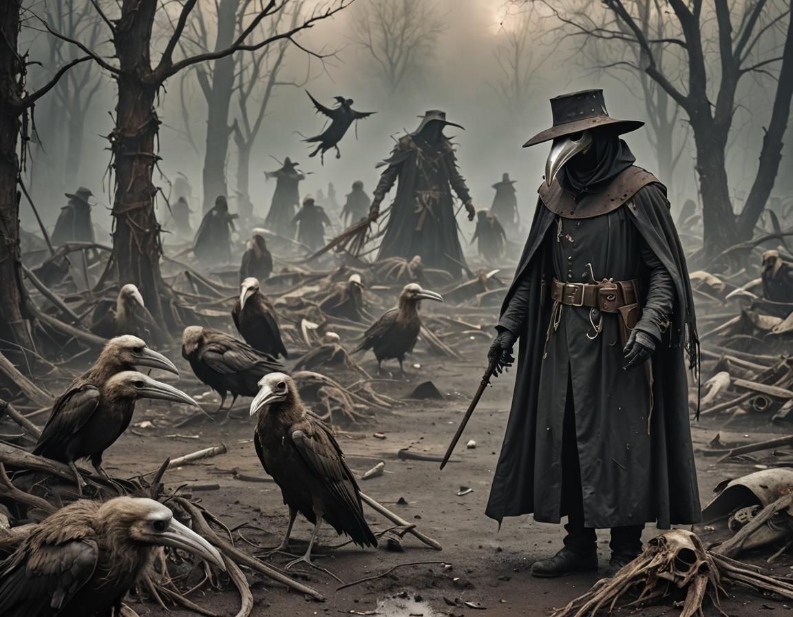 Post-Apocalyptic Plague Doctor in Creeping Death