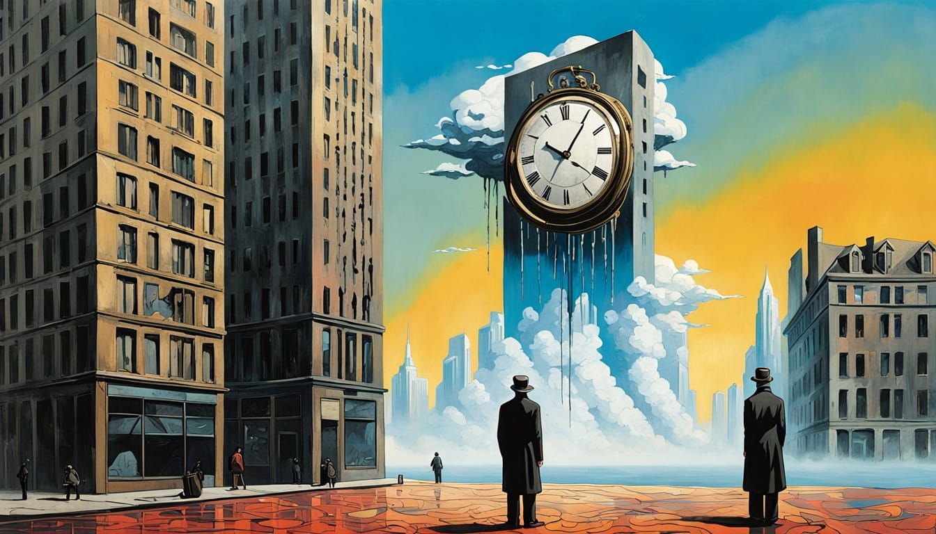 Timeless Metropolis: Melting Clock Tower