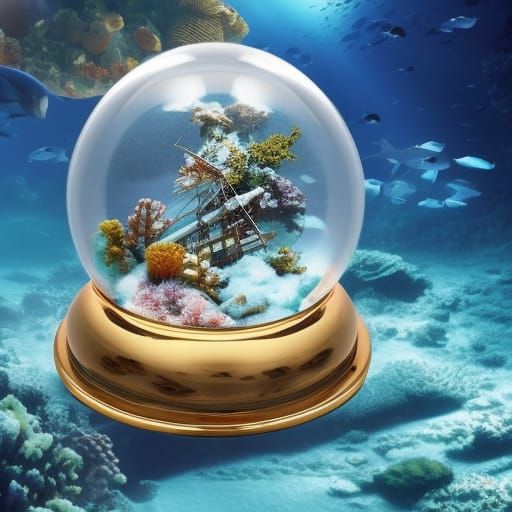 Wreck in a snow globe I