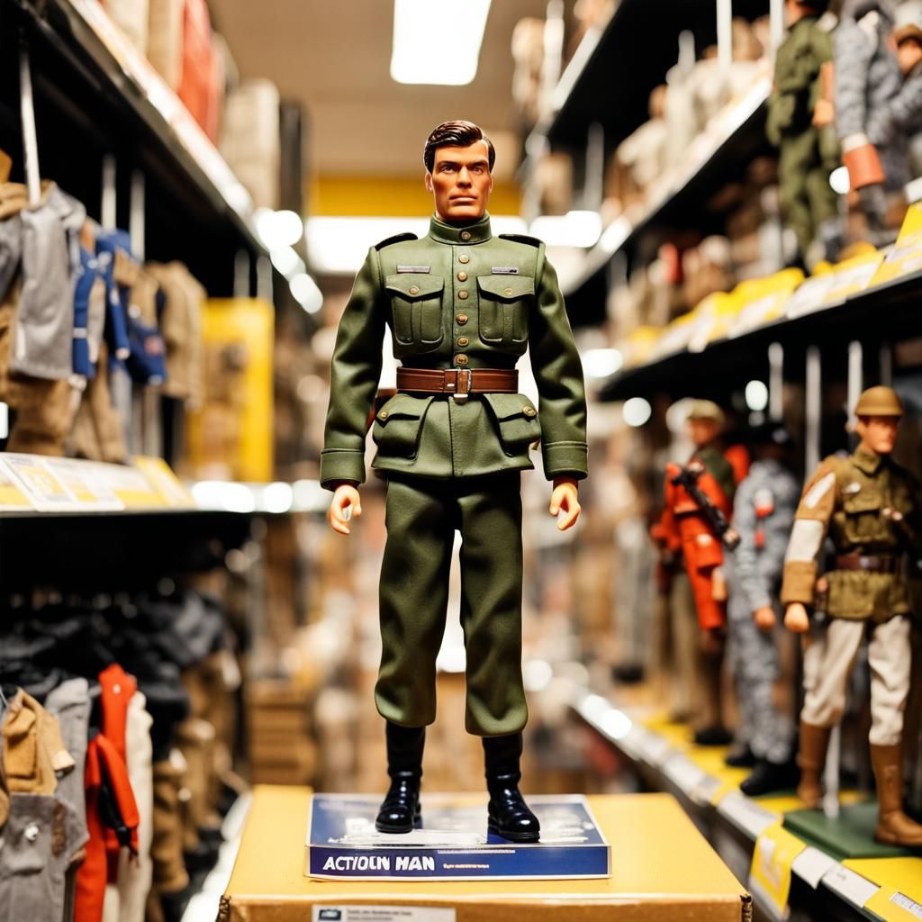 Action Man Military Captain in Store Packaging