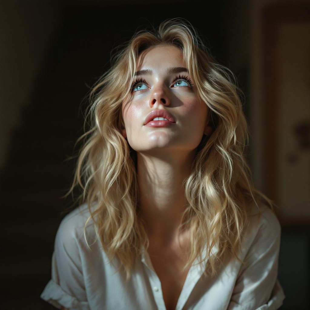 Photorealistic Portrait of a Beautiful Young Woman