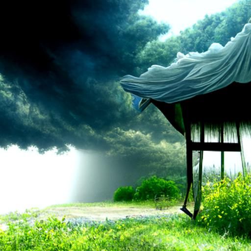 Shelter from the Storm AI Image