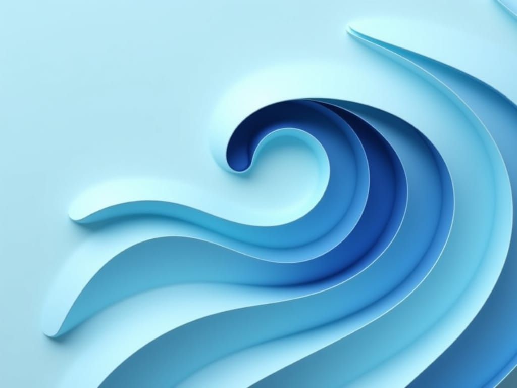 Surreal Japanese Wave in Minimalist Shadow Art Style