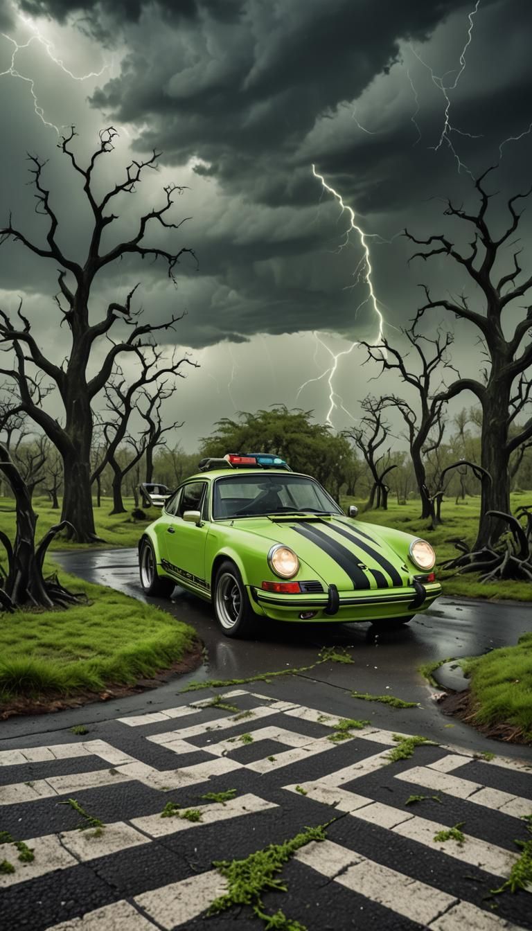 Porsche 911 in a Surreal World