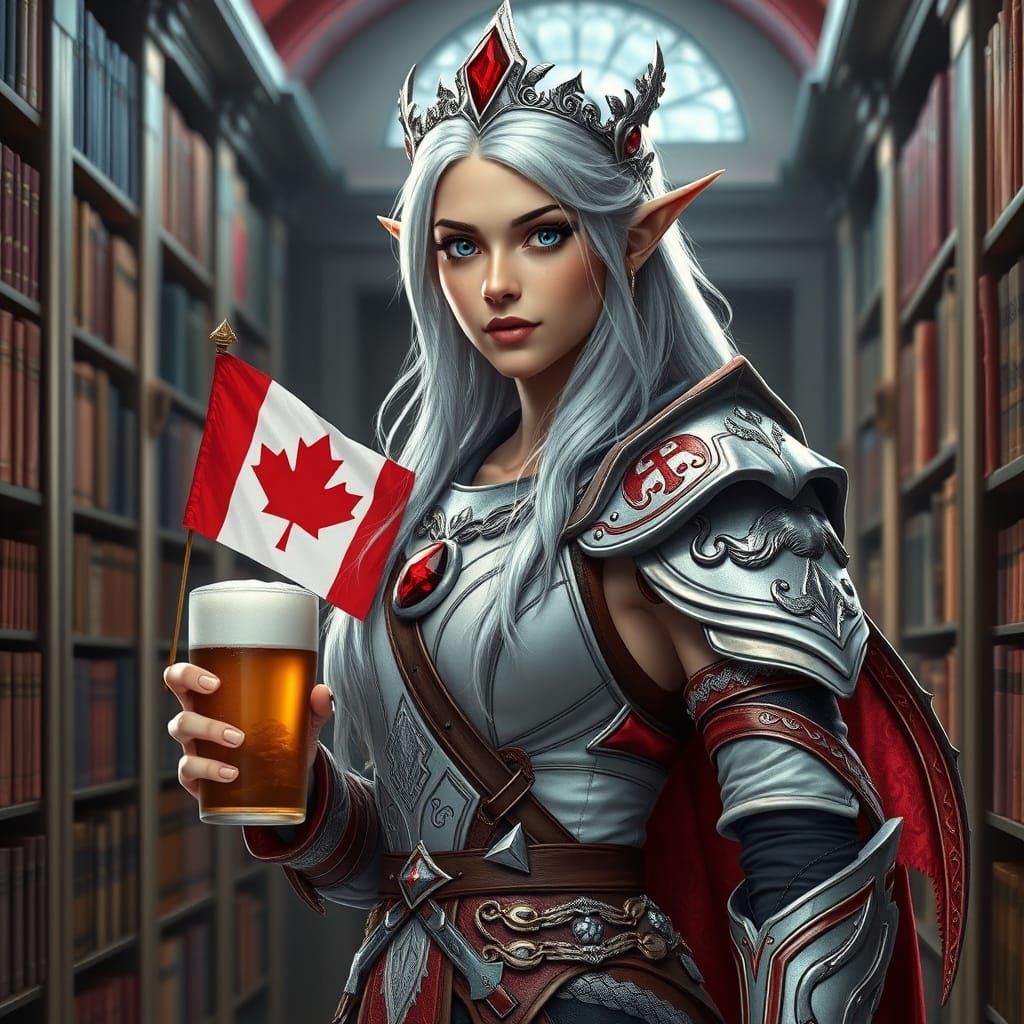 High Elven Wizard Portrait in Photorealistic Style