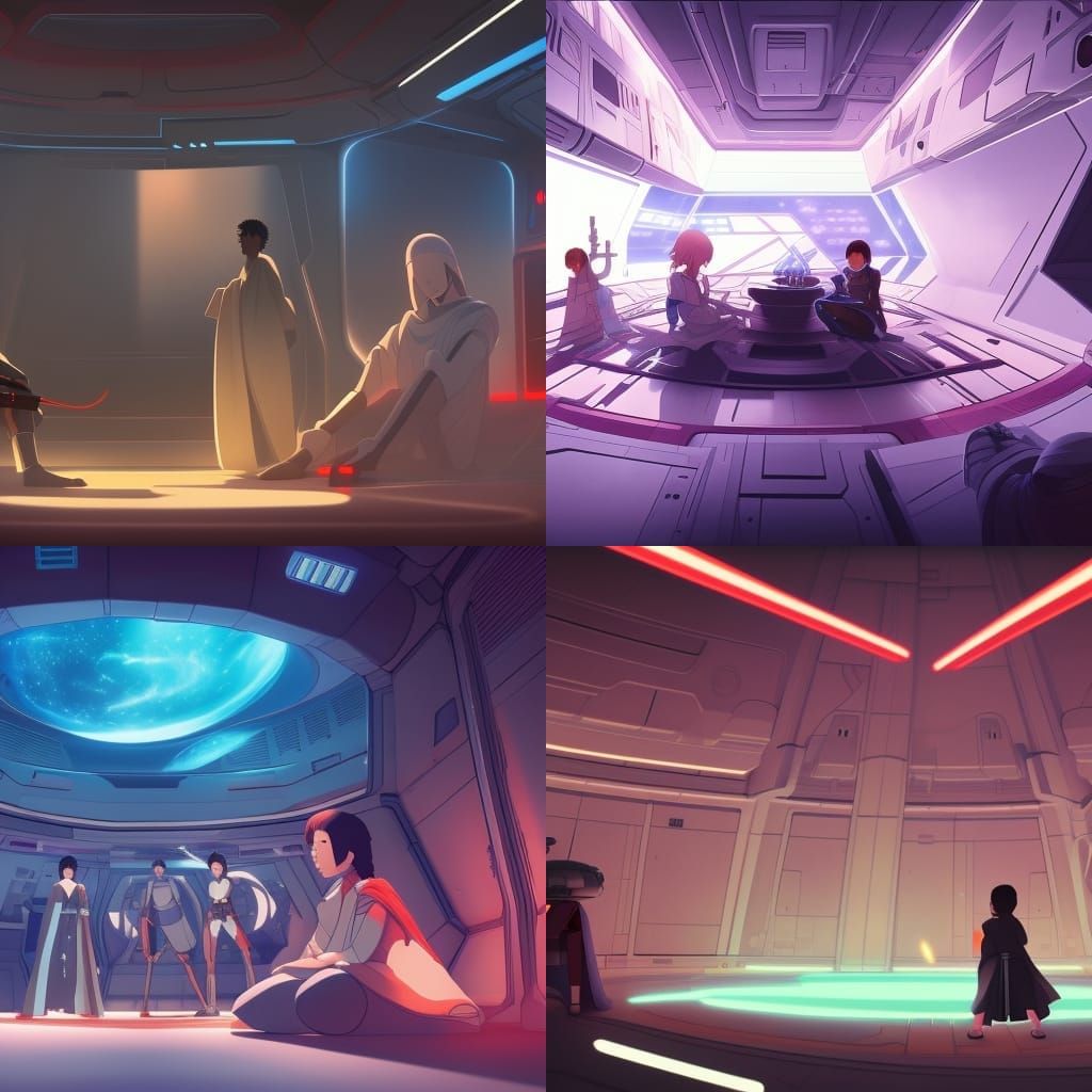 Jedi vs. Sith in Space: Studio Ghibli Anime