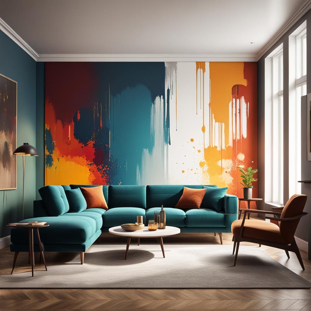 Hyperrealistic Flat Visualization with Blank Wall