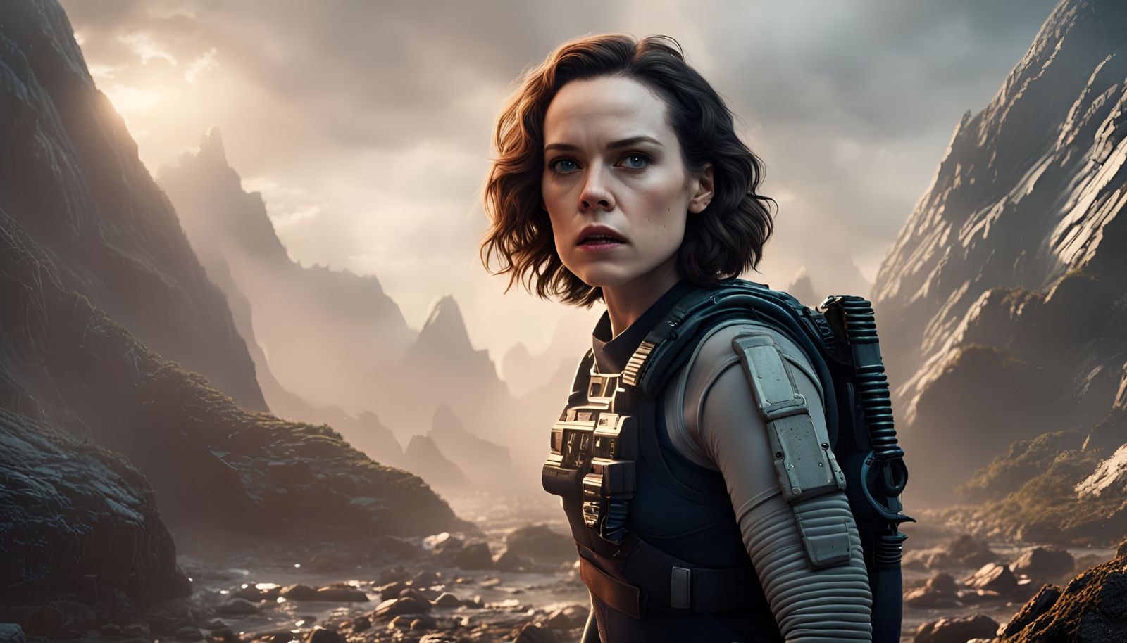 Ellen Ripley Detailed Matte Painting