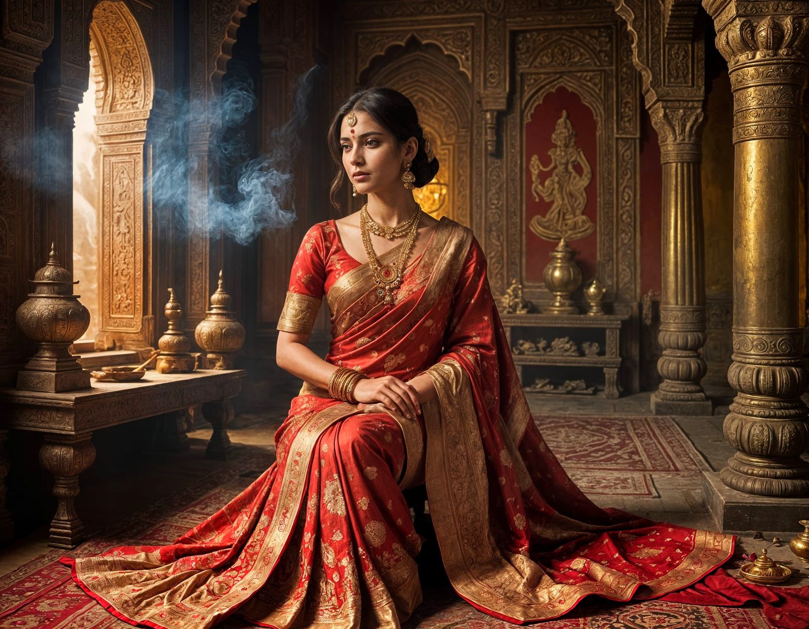 Royal Elegance Meets Martial Strength in Indian Palace