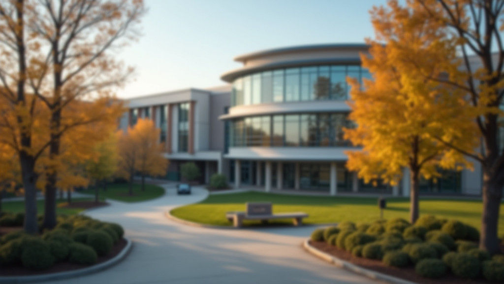 Photorealistic College Campus Computer Engineering Departmen...