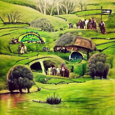 Picturesque Shire Landscape