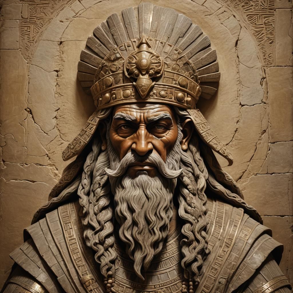 Enmesharra, Ancient Royal Underworld Demon in Baghdad Citysc...