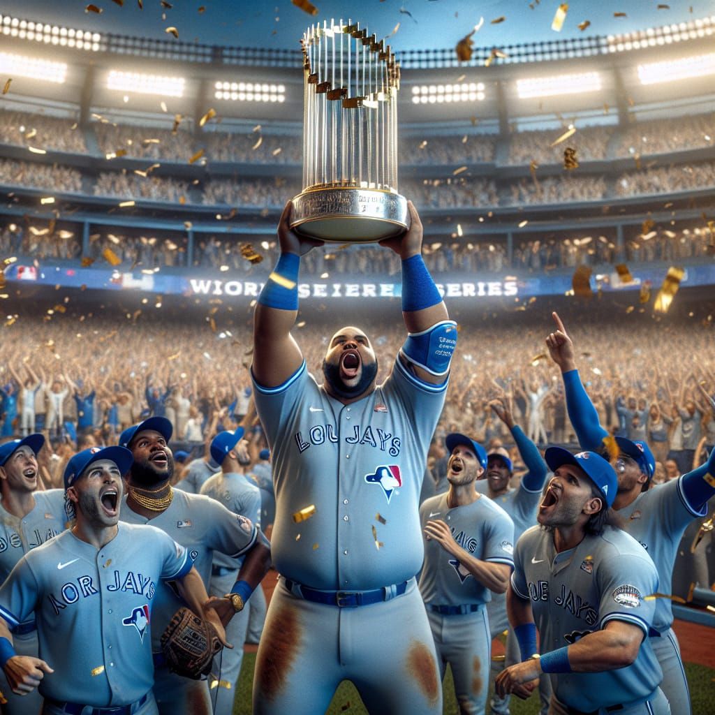 Baseball Team Celebrates World Series Win in Hyperrealistic ...