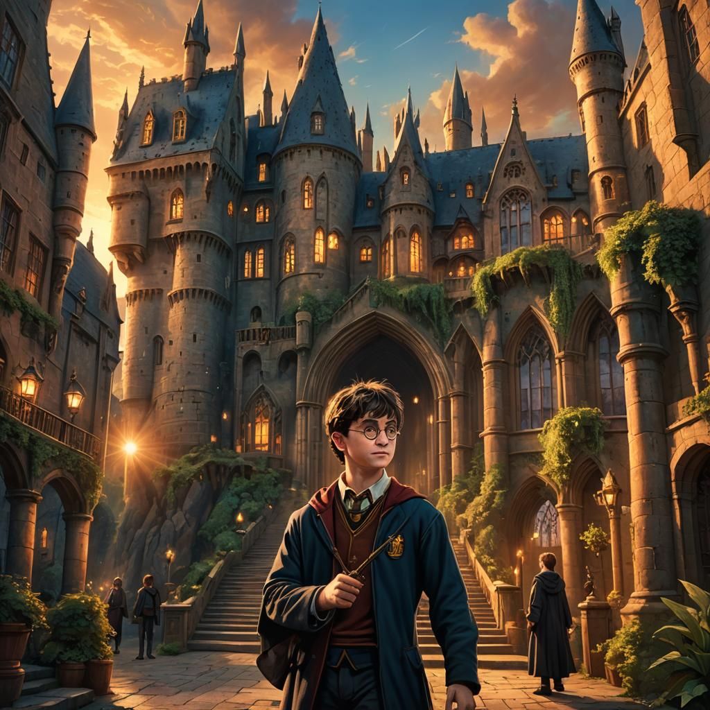 Harry Potter at Hogwarts: Fantasy Concept Art