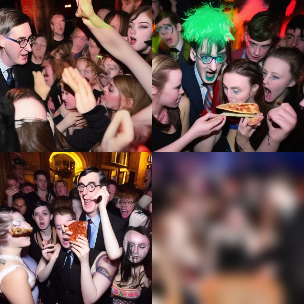 Jacob Rees-Mogg at Downing Street Rave