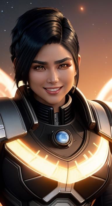 Sci-Fi Art: Planetary Marshal, Cheyenne Woman