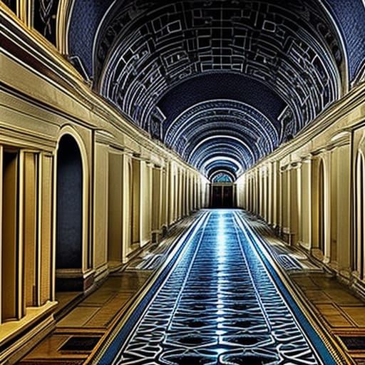 Hyperrealistic Maze Design with Hidden Passages