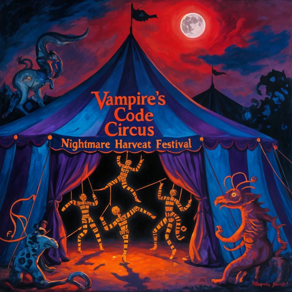 Vampire Code Circus at Nightmare Harvest Festival